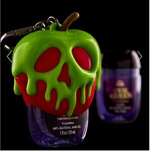 Bath & Body Works Green and Red Skull Apple Holder